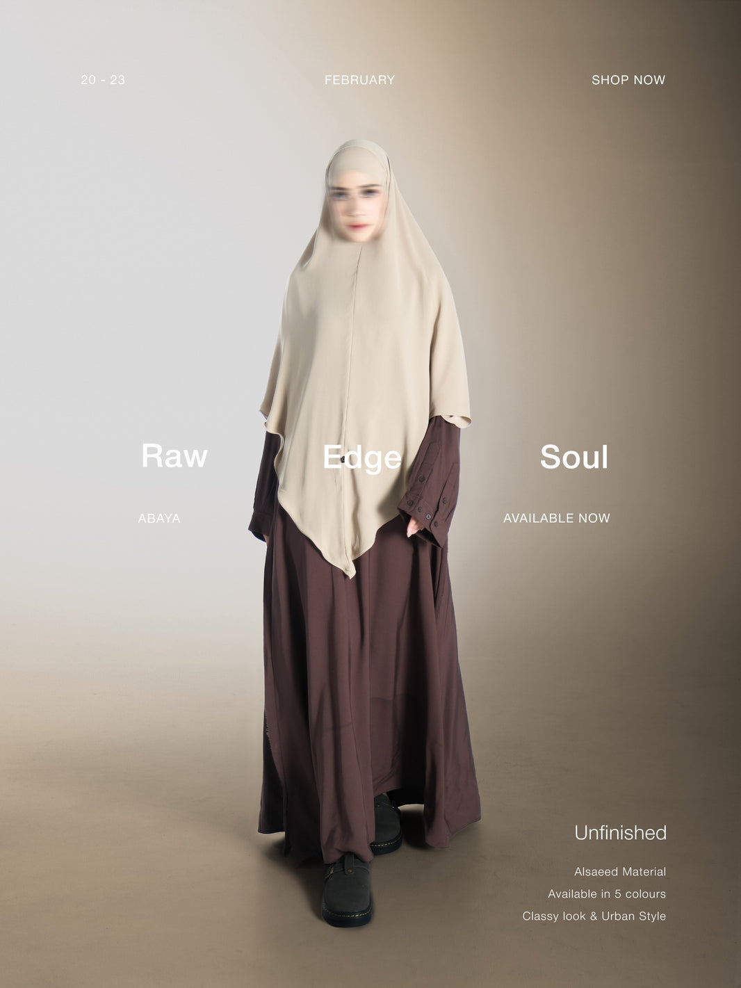 TA by TRZ - Raw Edge Soul Abaya