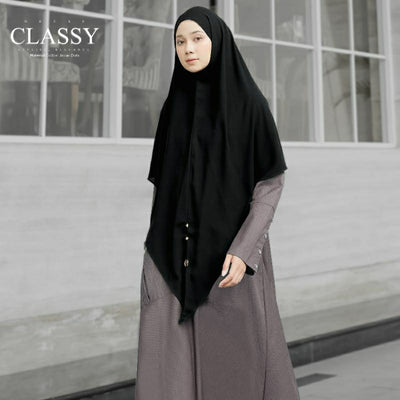 TRZ - Gamis Classy Hand Button