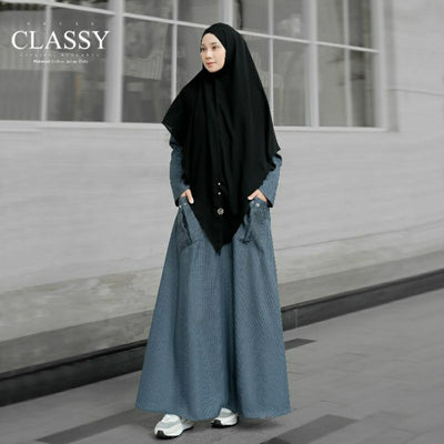 TRZ - Gamis Classy Hand Button