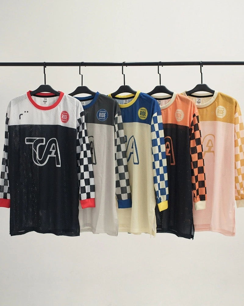 TA BY TRZ - Checker Mesh Tee Men