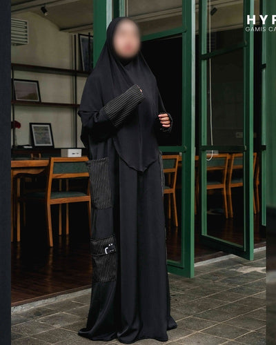 TA BY TRZ - Gamis Hype - Black Black