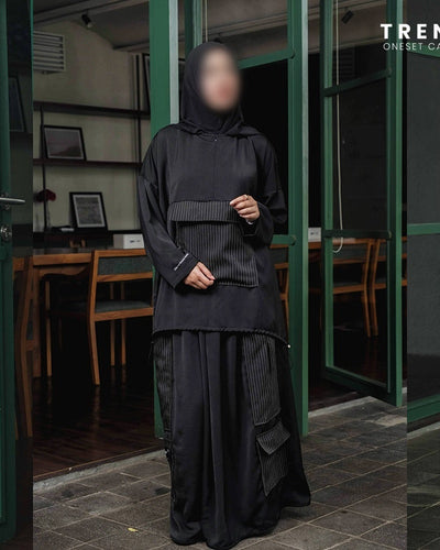 TA BY TRZ - One Set Trend - Black